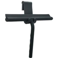 Silikonwischer zum Reinigen von Dusche, Badezimmer, Spiegel, Glas, Fliesen (mittelgroß, schwarz, 28 cm) von ALOVEZ