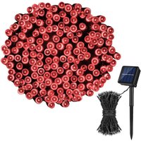 Solar-Lichterkette für den Außenbereich, 20 m, 200 LEDs, Solar-Lichterkette für den Innenbereich, wasserdicht, 8 Lichtmodi, dekorative Lampe für den Solar-Lichterkette für den Außenbereich, 20 m, 200 LEDs, Solar-Lichterkette für den Innenbereich, wasserdicht, 8 Lichtmodi, dekorative Lampe für den von ALOVEZ
