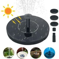 Solar-Schwimmbrunnen, 1,5 W Solar-Wasserpumpe für Springbrunnen, Vogelbad, kleiner Teich, Aquarium... - RWJardin / Zierteiche / Springbrunnen für von ALOVEZ