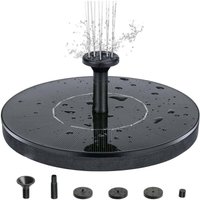 Solar-Springbrunnenpumpe, Circle Garden Solarbetriebene Wasserpumpe, Solarpanel-Kit, Wasserpumpe für Teich, Springbrunnen, Vogelbad, von ALOVEZ