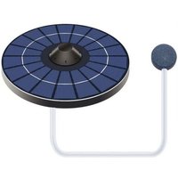 Solar-Teich-Sauerstoffpumpe mit Luftschlauch und Sprudelstein, Fischteichbelüfter, Sauerstoffgerät für Vogelbad, Springbrunnen, kleiner Teich von ALOVEZ