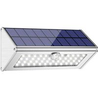 Solarlampe für den Außenbereich, IP65, wasserdicht, kabellos, Solarstrahler, 4500 mAh, 46 LEDs, Solar-Flutlicht für den Außenbereich, für den Garten Solarlampe für den Außenbereich, IP65, wasserdicht, kabellos, Solarstrahler, 4500 mAh, 46 LEDs, Solar-Flutlicht für den Außenbereich, für den Garten von ALOVEZ