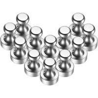 Sale- Möbelmagnet, Kraftmagnet 12 Stück, N52 Neodym Magnete mit Aufbewahrungsbox, 12x16mm extrem starker Kühlschrankmagnet für Tafel, Magnetplatte, von ALOVEZ