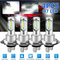 Alovez - Stück 1860 H7 80 w Hochleistungs-LED-Nebelscheinwerferlampe Autoscheinwerferlampe 6000 k weißes Licht von ALOVEZ
