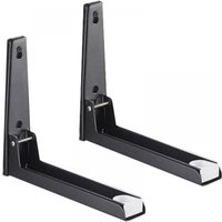 Stück Edelstahl-Mikrowellenhalterung mit ausziehbarem Arm, Mikrowellen-Wandhalterung von ALOVEZ