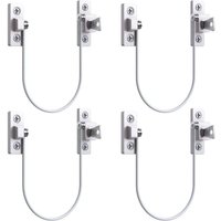 Stück Fensterbegrenzer Tür Fenster Türbegrenzer Fensterschloss UPVC Begrenzungsschloss Sicherheitsschloss Kabelbegrenzungsschloss mit Schlüssel und Stück Fensterbegrenzer Tür Fenster Türbegrenzer Fensterschloss UPVC Begrenzungsschloss Sicherheitsschloss Kabelbegrenzungsschloss mit Schlüssel und von ALOVEZ