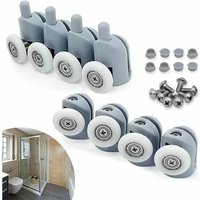 Stück Schiebetürrollen, 23 mm Rollenrad, Lenkrolle für Badezimmerkabine Stück Schiebetürrollen, 23 mm Rollenrad, Lenkrolle für Badezimmerkabine von ALOVEZ