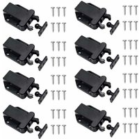 Stück Touch-Release-Verriegelungen, Push-to-Release-Verriegelung, nicht magnetische Türverschlüsse für Schrankmöbeltüren Stück Touch-Release-Verriegelungen, Push-to-Release-Verriegelung, nicht magnetische Türverschlüsse für Schrankmöbeltüren von ALOVEZ