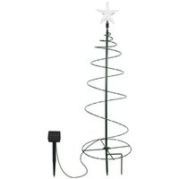 Stück künstlicher Solar-Weihnachtsbaum, Außendekoration, Gartenlicht im Freien, Lichterkette, Weihnachtsdekoration, LED-Lichtbaum, Höhe 60 cm (Farbe) von ALOVEZ