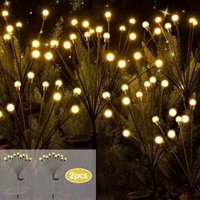 Stück wasserdichte Firefly-Solarleuchten, LED-Solarleuchten für den Außenbereich mit 10 Kugeln, IP65, wasserdicht, romantisch für Garten, Terrasse, Stück wasserdichte Firefly-Solarleuchten, LED-Solarleuchten für den Außenbereich mit 10 Kugeln, IP65, wasserdicht, romantisch für Garten, Terrasse, von ALOVEZ