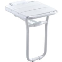 Klappbarer Wand-Duschhocker, ABS-Wandsitzhocker, Klapphocker für ältere/behinderte Menschen, rutschfester Sitzhocker mit Beinen, Hocker innerhalb von von ALOVEZ