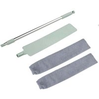 Teleskop-Staubwedel, Mikrofaser-Staubwedel mit Edelstahlgriff, waschbare, flexible Staubbürste für Sofa, Bett, Möbel, Boden, Haushaltsstaub Teleskop-Staubwedel, Mikrofaser-Staubwedel mit Edelstahlgriff, waschbare, flexible Staubbürste für Sofa, Bett, Möbel, Boden, Haushaltsstaub von ALOVEZ