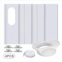 Tragbares Fenster-Kit für Klimaanlagen, mit Universalkupplung, verstellbarer Fensterdichtung aus verstärktem PVC-Panel, AC-Fenster-Entlüftungs-Kit von ALOVEZ