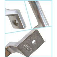 Alovez - Türgriff, robuster Haltegriff aus Metall aus Edelstahl 304, geeignet als Zusatzstange für die Vordertür für Kommoden, Boote, Autos von ALOVEZ