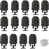 Türschnäpper, 14 Stück Schranktürschnäpper, Schranktür-Druckschnäpper, Schranktürschnäpper, Touch-Release-Schnäpper, für Küchenschrank, Türschnäpper, 14 Stück Schranktürschnäpper, Schranktür-Druckschnäpper, Schranktürschnäpper, Touch-Release-Schnäpper, für Küchenschrank, von ALOVEZ