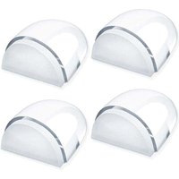Türstopper, [4er Set] Transparente Türstopper und Stopper, Türstopper zum Kleben für Boden und Parkett, Türstopper Schutz für Türen und Wände von ALOVEZ