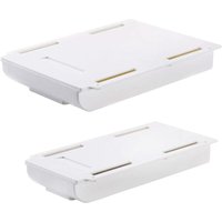 Unsichtbare Aufbewahrungsbox unter dem Tisch, Schreibtischschublade, selbstklebende Stifteablage für den Schreibtisch, Stifte-Organizer für von ALOVEZ