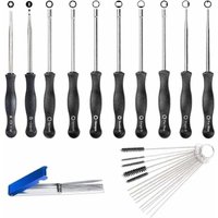 Vergaser-Einstellschlüssel-Set für Freischneider und Kettensäge, 10er-Pack Vergaser-Einstellwerkzeug mit Koffer, Bürste und Reinigungswerkzeug-Set Vergaser-Einstellschlüssel-Set für Freischneider und Kettensäge, 10er-Pack Vergaser-Einstellwerkzeug mit Koffer, Bürste und Reinigungswerkzeug-Set von ALOVEZ