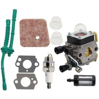 Vergaser-Kit für STIHL FS85 FS38 FS45 FS55 ZAMA CIQ-S186A CARB Rasenmäher Vergaser Luftfilter Kraftstoffleitungs-Kit Zündkerzen-Kit Vergaser-Kit für STIHL FS85 FS38 FS45 FS55 ZAMA CIQ-S186A CARB Rasenmäher Vergaser Luftfilter Kraftstoffleitungs-Kit Zündkerzen-Kit von ALOVEZ