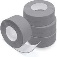 Alovez - Wand- und Fassadendichtmasse, selbstklebende Türunterseite, 4 Rollen Dichtungsband, selbstklebendes pvc, Toilette, Badewanne, Wandecke, von ALOVEZ