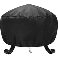 Wasserdichte, runde Grill-Feuerschalenabdeckung, winddichte, reißfeste Feuerschalenabdeckung, Grill-Feuerschalenabdeckung, Feuerschalenabdeckungen von ALOVEZ