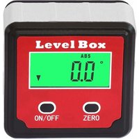 Alovez - Wasserdichter digitaler LCD-Winkel-Neigungsmesser Winkelsucherbox Kegelbox Wasserwaagenbox Winkelsucher Eingebaute Magnete 1 Batterie im von ALOVEZ