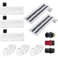 Zubehörset für Kärcher Easyfix SC2, SC3, SC4 und SC5 – Dampfreiniger-Zubehör – 11-teilig – Ersatz-Mikrofasertücher von ALOVEZ
