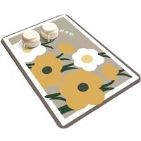 x saugfähige Abtropfmatte für Kaffeemaschinen, Abfluss, Küche, super trocknendes Abtropfgestell, Spüle, Mikrofaser, Kaffeemaschine, über der Spüle von ALOVEZ