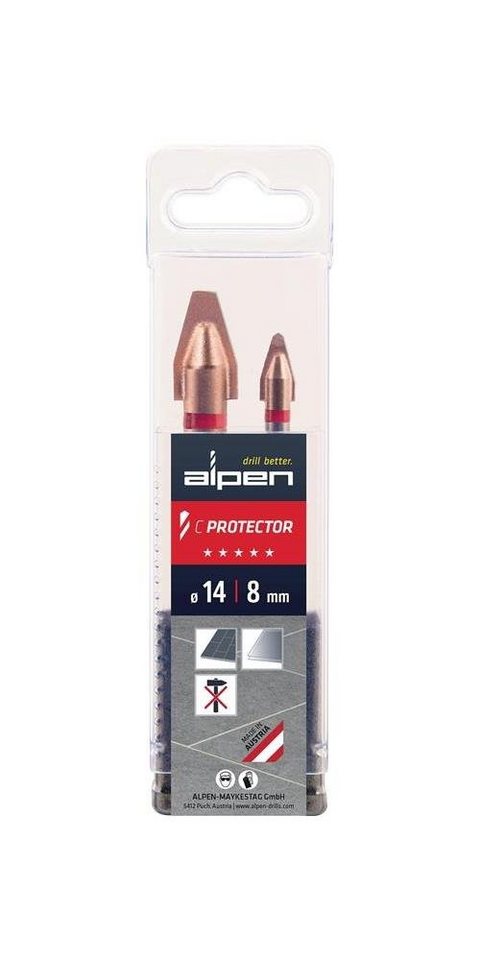 ALPEN-MAYKESTAG Betonbohrer Fliesenbohrersatz C PROTECTOR 2-teilig Ø 8/14 mm von ALPEN-MAYKESTAG