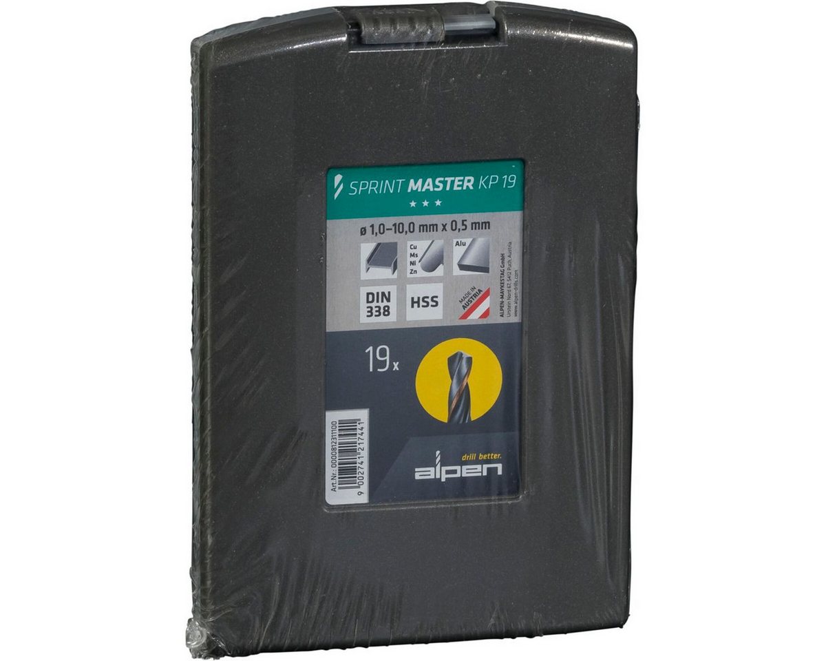 ALPEN-MAYKESTAG Mehrzweckbohrer Sprint Master KP 19 in PVC von ALPEN-MAYKESTAG