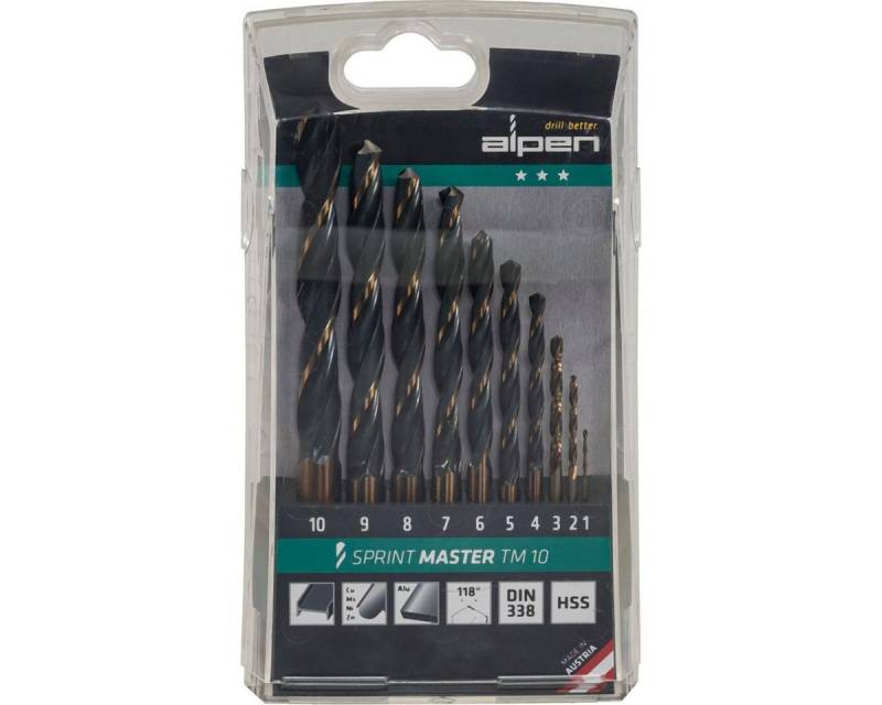 ALPEN-MAYKESTAG Mehrzweckbohrer Sprint Master TM 10 1-10x 10 von ALPEN-MAYKESTAG