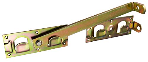 ALPENSTAHL Gartentorfalle groß Doppeltorüberwurf abschließbar Stahl verzinkt | Metall Torverriegelung beidseitig verwendbar | Länge: 423 mm | 1 Stück - Tor-Tiegel versperrbar für Holz-Türen & Eisentor von ALPENSTAHL