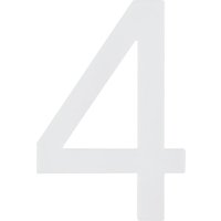Alpertec Hausnummer 4 Selbstklebend Nachtleuchtend Hausnummern Hausnummerschild von OUVRE&DECO