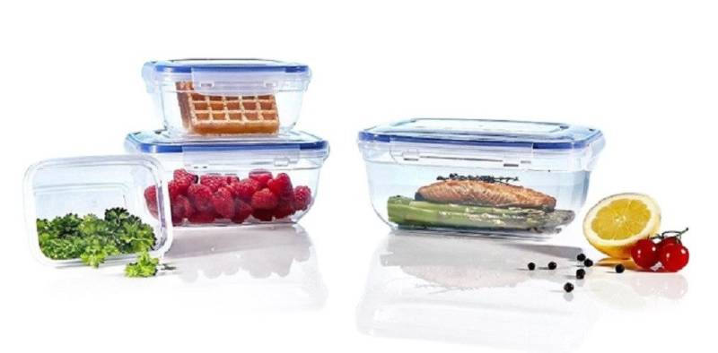 ALPFA Frischhaltedose Frischhaltedosen Set 4tlg. 802324 Gefrierdosen, (Spar-Set, 4er-Set) von ALPFA