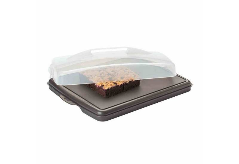 ALPFA Kuchentransportbox Blechkuchen-Safe-Maxi 50 x 38 x 9 cm, Kunststoff ALPFA Kuchentransportbox Blechkuchen-Safe-Maxi 50 x 38 x 9 cm, Kunststoff von ALPFA