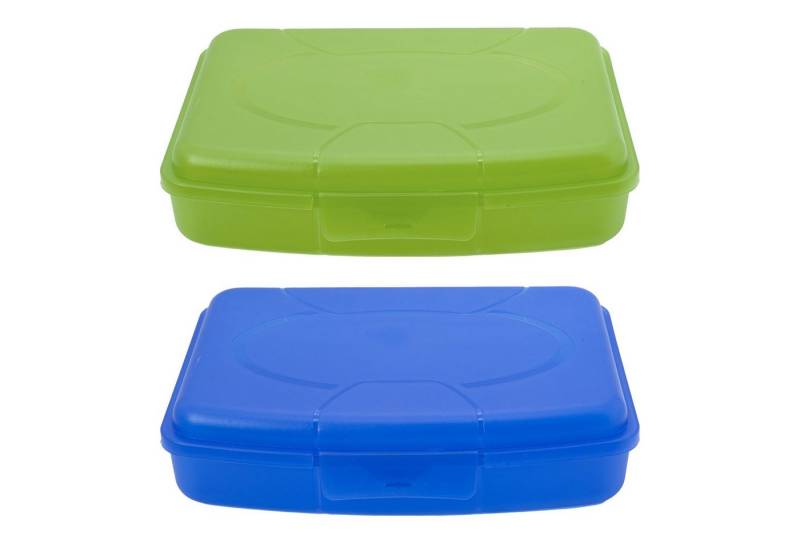 ALPFA Lunchbox 2x Brotdose Lunchbox Proviantbox Vorratsdose, Gemüse, Obst, Dose, Box, Behälter ALPFA Lunchbox 2x Brotdose Lunchbox Proviantbox Vorratsdose, Gemüse, Obst, Dose, Box, Behälter von ALPFA