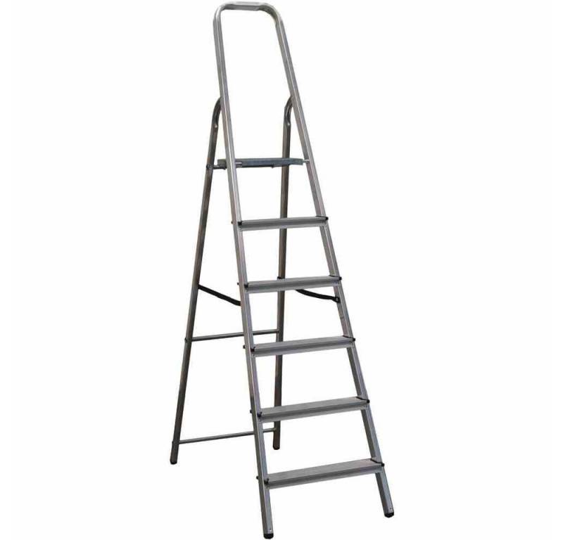 ALPFA Stehleiter ALPFA Aluminium-Leiter 6 Stufen von ALPFA