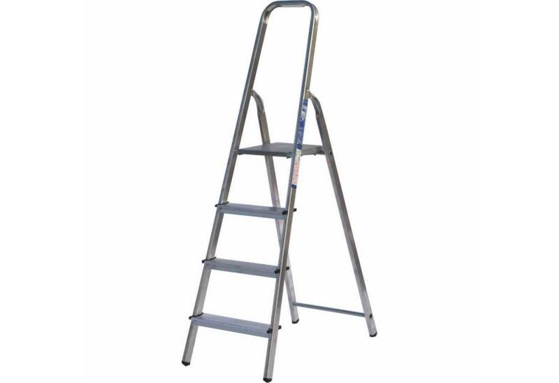 ALPFA Trittleiter Aluminium-Haushaltsleiter 4 Stufen von ALPFA
