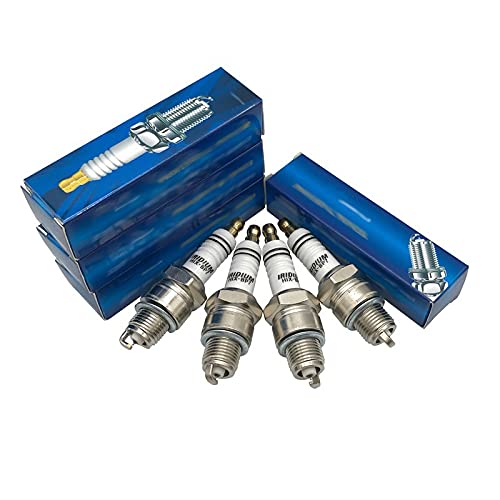 ALPGEN 4 stücke Iridium Zwei Strich Außenborder Yacht Zündkerze SP7HIR FIT FÜR W7BC BR7HIX IWF22 W22FPU10 BP7HIX BPR7HIX BP7HS B7HS-10 BR8HS B6HS Motor-Zündkerze (Color : Iridium ONE) von ALPGEN
