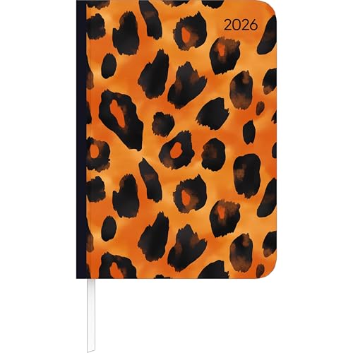 Lady Journal Animal Print 2026 - Taschenkalender A6 (10,7x15,2 cm) - Weekly - 192 Seiten - Notiz-Buch - Termin-Planer - Alpha Edition von ALPHA EDITION GmbH