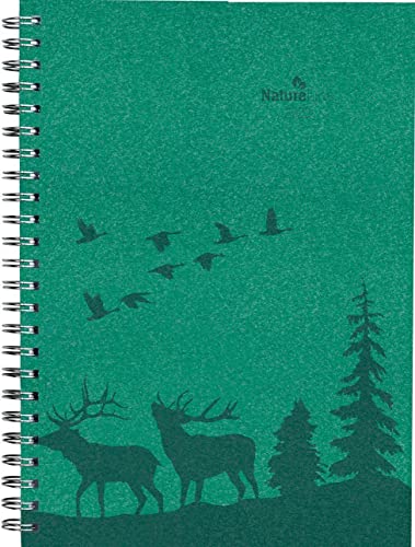 Wochenplaner Nature Line Forest 2023 - Taschen-Kalender A5 - 1 Woche 2 Seiten - Ringbindung - 128 Seiten - Umwelt-Kalender - mit Hardcover - Alpha Edition von Alpha Edition