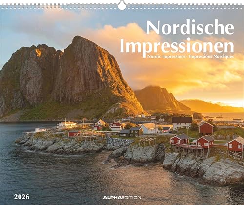 ALPHA EDITION - Nordische Impressionen 2026 - 52 x 42,5 cm von ALPHA EDITION