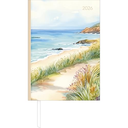 Buchkalender Style Beach 2026 - Büro-Kalender A5 - Cheftimer - 1 Tag 1 Seite - 352 Seiten - Blume - Alpha Edition von Alpha Edition