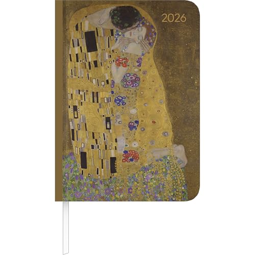 Lady Journal Klimt 2026 - Taschenkalender A6 (10,7x15,2 cm) - Weekly - 192 Seiten - Notiz-Buch - Termin-Planer - Alpha Edition von ALPHA EDITION