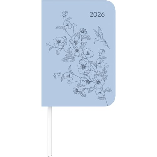 Lady Journal Mini Deluxe Sky 2026 - Taschen-Kalender 8x11,5 cm - Tucson Einband - mit Motivprägung - Weekly - 144 Seiten - Alpha Edition von Alpha Edition