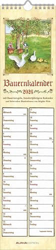 Streifenplaner Bauernkalender 2026 - Streifen-Kalender 11,3x49x5 cm - mit 100-jährigem Kalender und Bauernregeln - Wandplaner - Alpha Edition Streifenplaner Bauernkalender 2026 - Streifen-Kalender 11,3x49x5 cm - mit 100-jährigem Kalender und Bauernregeln - Wandplaner - Alpha Edition von ALPHA EDITION