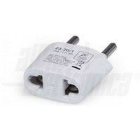 Alpha Elettronica - Alpha electronic adapter 23-20/1b - von europa-stecker auf amerika-buchse von ALPHA ELETTRONICA