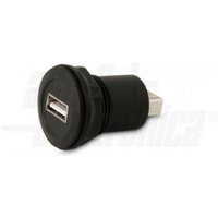 Alpha Elettronica - Alpha electronic usb durchgangsbuchse durchmesser 22mm schwarz 64-527/1np von ALPHA ELETTRONICA