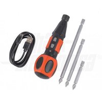 Alpha Elettronica - Alpha electronics akkuschrauber mit set 3 bit micro usb kabel - 98-510/1 von ALPHA ELETTRONICA