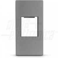 Alpha Elettronica - Keystone-adapter kompatibel mit bticino matixgo alpha electronics 1 modul grau - 96-500-18 von ALPHA ELETTRONICA
